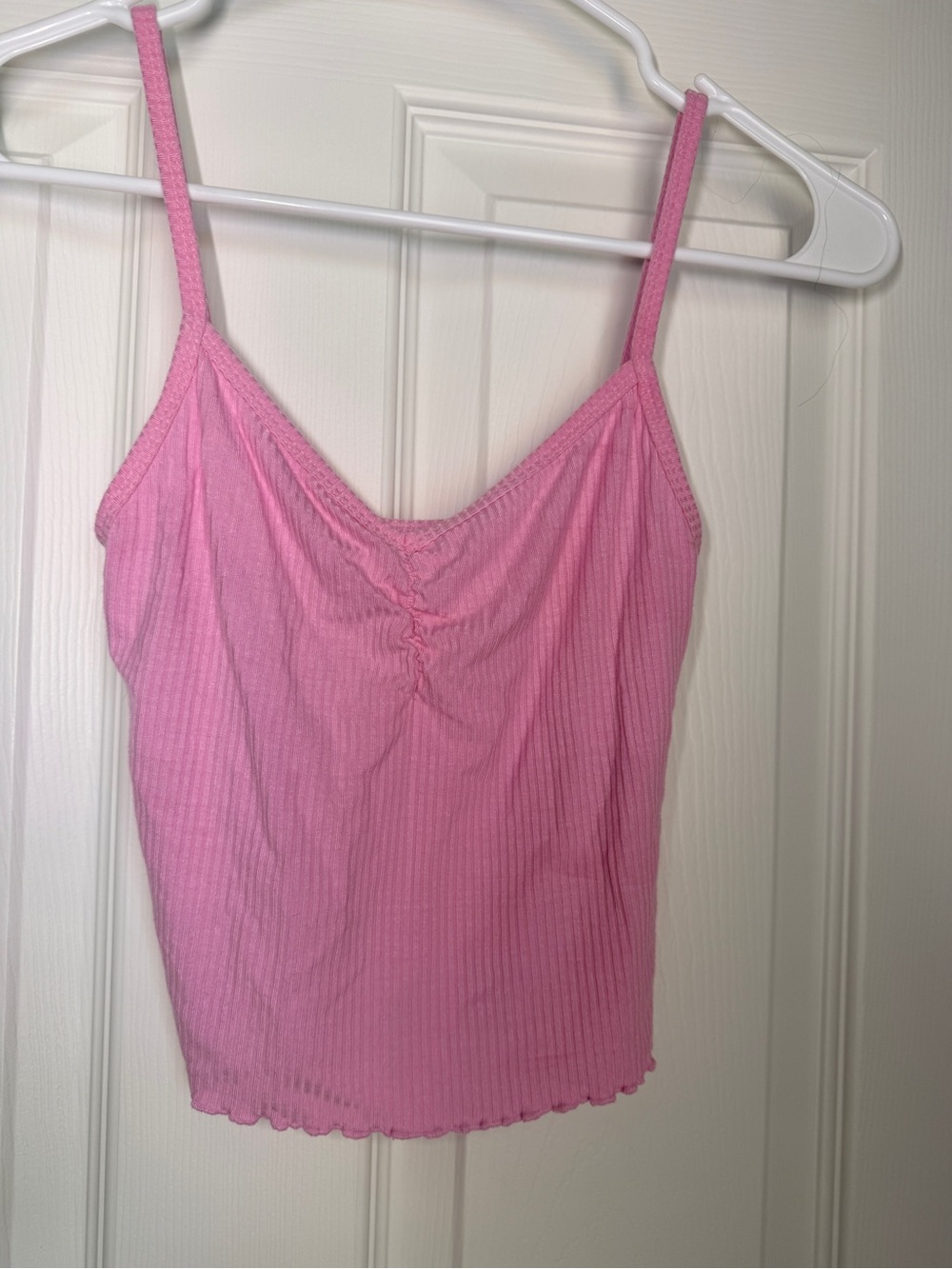 3/$15 PacSun Pink Ribbed Spaghetti Strap Cami Top